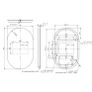 Brand New Boxed Oval LED Bathroom Mirror 800mm x 500mm Image 4