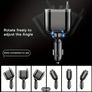 5-in-1 Car Charger Adapter, Dual USB+PD Fast Charging, Extendable Cable, Voltage Display, Universal Compatibility, Female to Male Connector Image 6