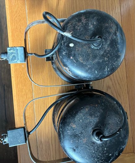 Pair of Vintage industrial Spot Lights