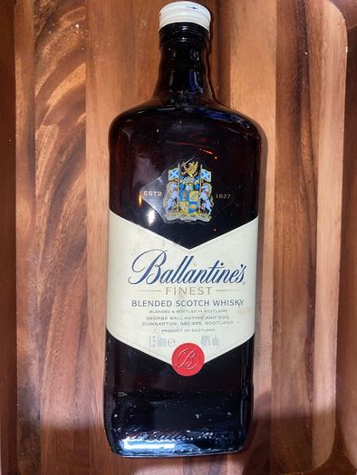 Ballantines scotch whisky Empty bottle 1,5 L