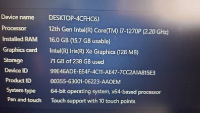 Dell Latitude 5530 I7