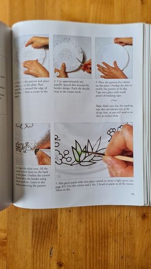Classic Glass Painting. By Judy Balchin. Inspiration From  The Past. In Good Condition. Large Volume Paperback.