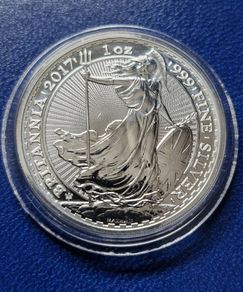 2017 1oz Silver Britannia Coin 20th Anniversary Trident Privy