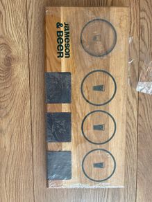 Jameson & Beer Wooden Serving Board / Tasting Paddle