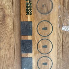 Jameson & Beer Wooden Serving Board / Tasting Paddle