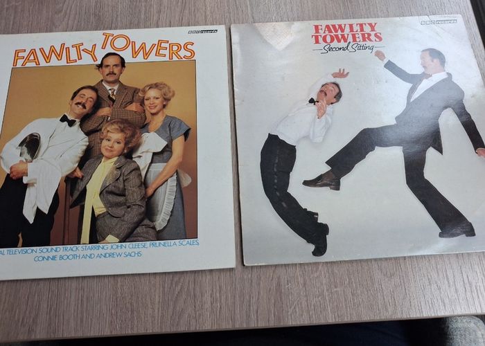 Fawlty Towers x 2 vinyl LPs - BBC Records - 1979/ 1981 - PRICE FOR BOTH