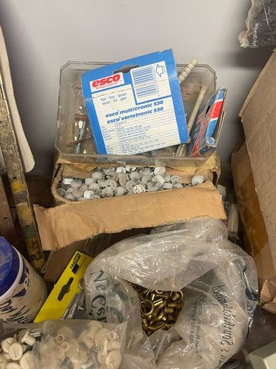 Contents of carpenters workshop.
