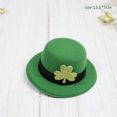 St.Patric Day hat hair clip