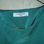Lillie Rose full length green dress in satin/silk like material Image 6