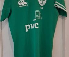 Ireland u20 player issue jersey with gps pouch 2023