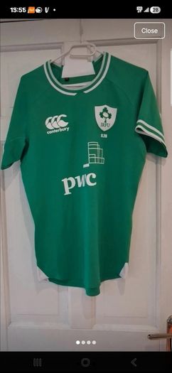 Ireland u20 player issue jersey with gps pouch 2023