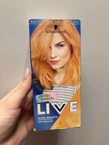 Perfect Peach Pastel Semi-permanent hair dye