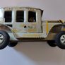 Line-Mar Tin Car: Friction Old Jalopy with Siren and Driver - (1940s-1950s with Box Rare) Image 4