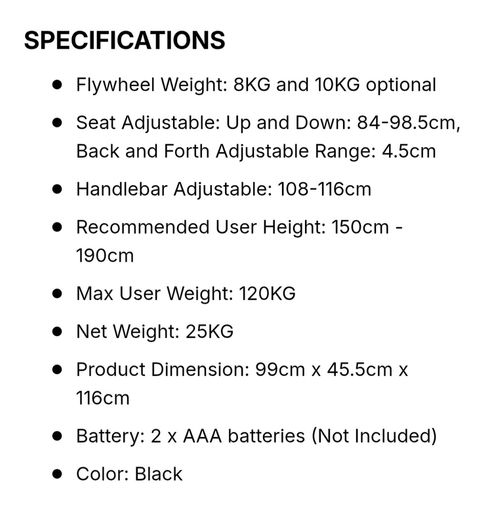 Gym Equipment Spin Bike & Rowing Machine