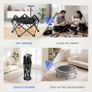 42 inch Foldable Mini Rebounder Trampoline, Home Fitness Trampoline for Adults, Indoor Exercise Jumper, No Installation Required and Portable Image 5