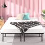 King Size Bed frame - 5ft (150 x 200 cm) - 14'' Height - Folding Bed with Storage Space Underneath - Great for Guest - Zero Assembly - Black Image 7