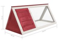 main image for ad Animal Rabbit Cage Red Wood