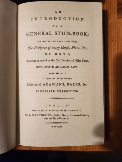 The General Stud Book 1791-1971 Box Set Hardback In Good Condition