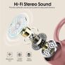 MULTIPLE COLOURS AVAILABLE | 2023 Wireless Earphones Bluetooth 5.3 Headphones Wireless, Ear Buds Wireless Earbuds with Earhooks, IP7 Waterproof 50H Stereo Wireless Headphones Sport, Dual LED Display, Deep Blue Image 7