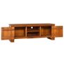 TV Cabinet 110x30x40 cm Solid Teak Wood Image 4