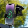 Borofone BH222 Car Mount Holder with 15W Wireless Fast Charging & Strong Suction Image 4