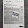 SANDSTROM Black Series S1HDM115 High Speed HDMI Cable with Ethernet - 1 m Image 3