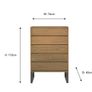 Alexis Chest of Drawer 5 Drawer Image 5