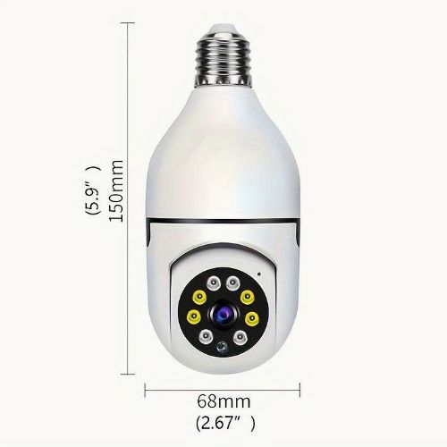 Bulb WIFi Camera PTZ Camera AI Intelligent Security Camera With Video Monitoring