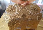 Gold lace effect favor Boxes