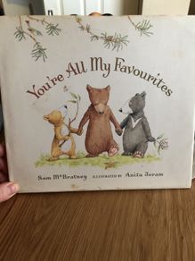 "You're all my favourites" story book