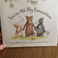 "You're all my favourites" story book