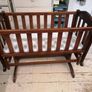 Wooden Rocking Baby Cot with Mattress Image 2