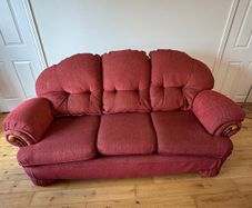 3 Piece Suite - Sofa and 2x Armchairs
