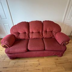 3 Piece Suite - Sofa and 2x Armchairs