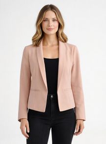 NEW LOOK Ladies Blush Blazer: Size 10 - AS NEW - Also available in White