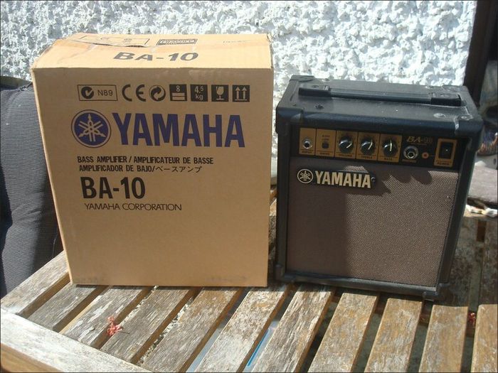Yamaha Bass Guitar and Amp