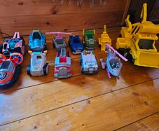 Paw patrol vehicles and character bundle