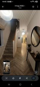 Small round mirror
