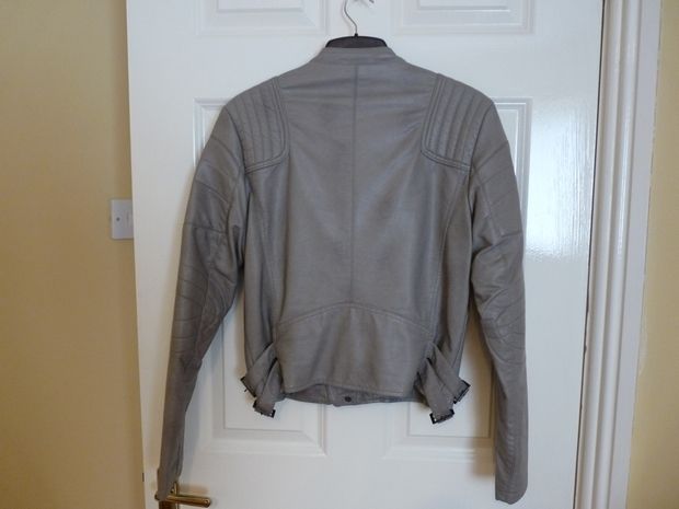Unique colour & style - Leather Look Jacket size 12