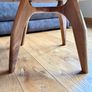 Spalted beech and walnut coffee table Image 6