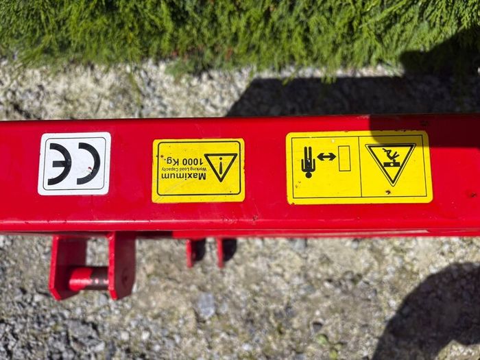 Euro bracket attachment for rear end of tractor