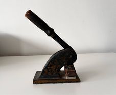 Antique Cast Iron Embossing Press