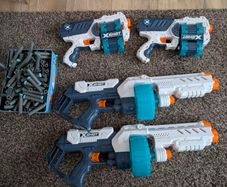 Nerf xShot gun bundle with bullets