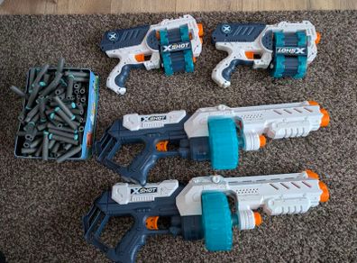 Nerf xShot gun bundle with bullets