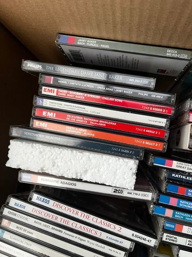 Music CDs.  Beethoven. Mahler. Strauss. Handel. Bach. Vivaldi. Haydn.