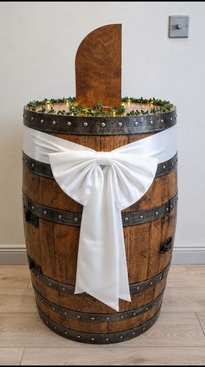 Wedding post box Barrel