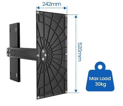 BRAND NEW Universal LCD Flat-Screen TV Desktop Stand With Aluminum Base For 25'- 55' Screens Load Up To 30kg VESA Max 400x400mm