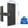 BRAND NEW Universal LCD Flat-Screen TV Desktop Stand With Aluminum Base For 25'- 55' Screens Load Up To 30kg VESA Max 400x400mm Image 3
