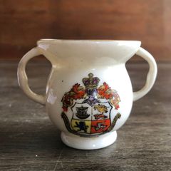 Victoria China Miniature Isle Of Man Urn