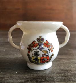 Victoria China Miniature Isle Of Man Urn
